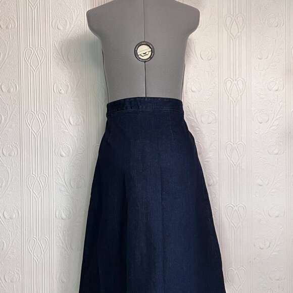 New with tags - Sustainable Thought denim jean skirt A line, size 10 - Picture 4 of 5